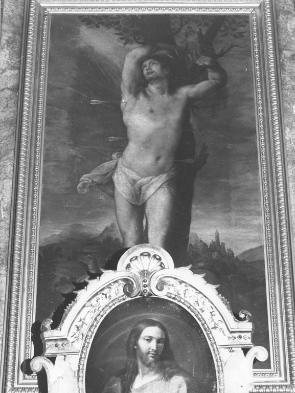 San Sebastiano (pala d'altare) by De Vecchi Giovanni (sec. XVII)